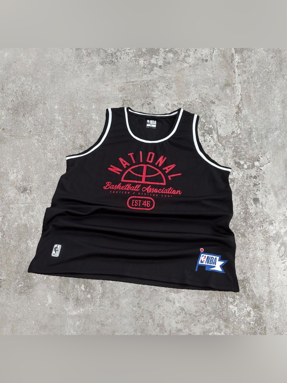 Black & Red NBA Eastern/Western Conference Est ‘46 Basketball Jersey